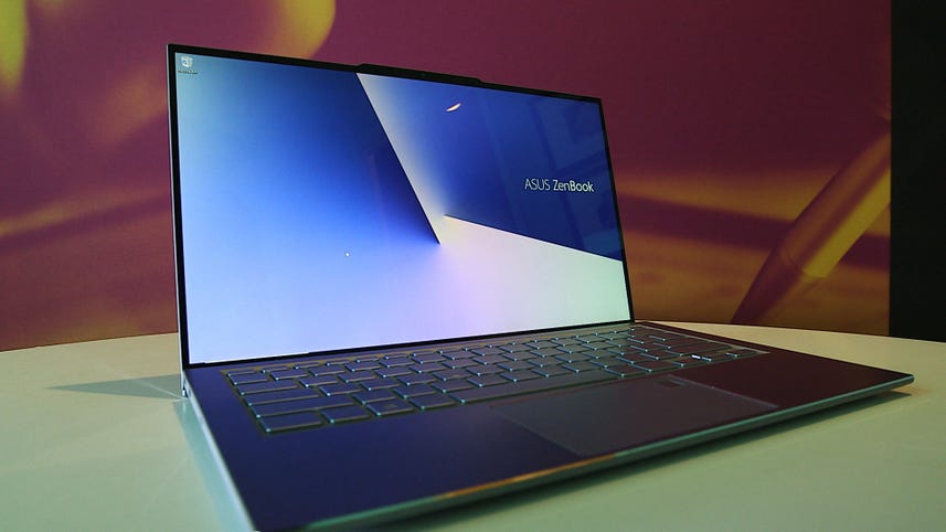 Asus says the ZenBook S13 has the slimmest bezels of any laptop on Earth