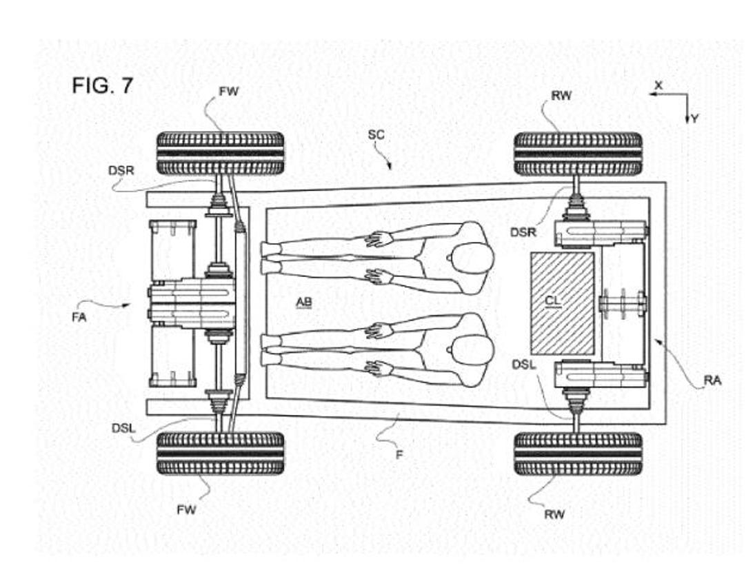 Ferrari EV patent image