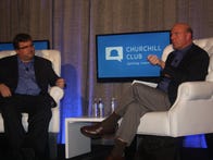 LinkedIn co-founder Reid Hoffman poses questions to Microsoft CEO Steve Ballmer.