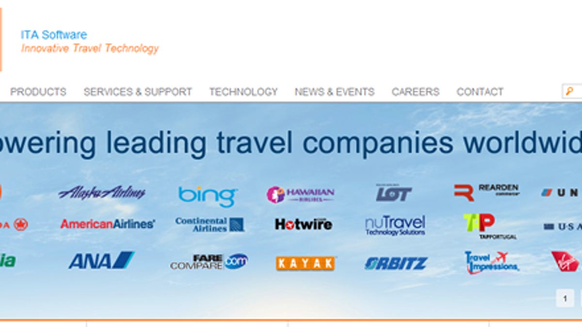 Google's proposed acquisition of travel software company ITA Software could face a DOJ review.