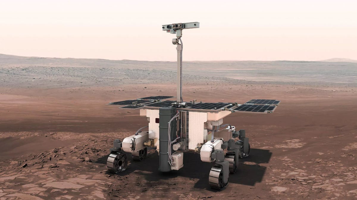 The Rosalind Franklin Mars rover