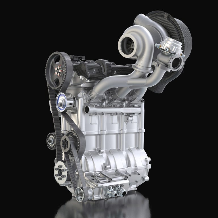 Nissan ZEOD race car engine