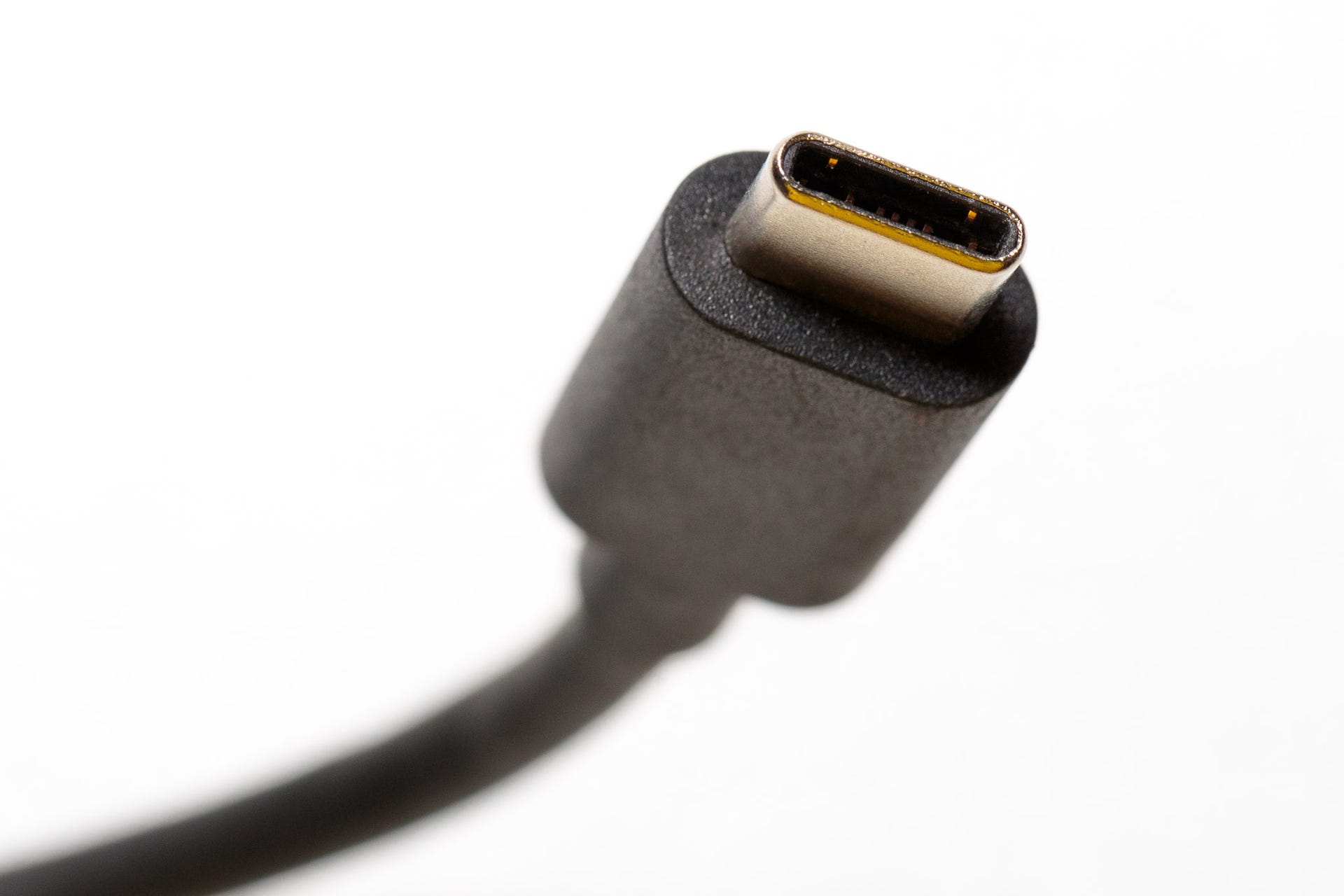 The USB Type-C cable has no right-side-up or upside-down.​