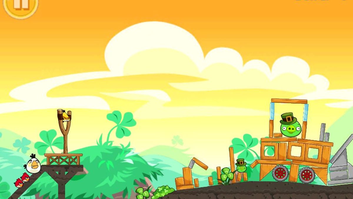 You don't have to be Irish to enjoy the new St. Patrick's Day levels in Angry Birds Seasons.