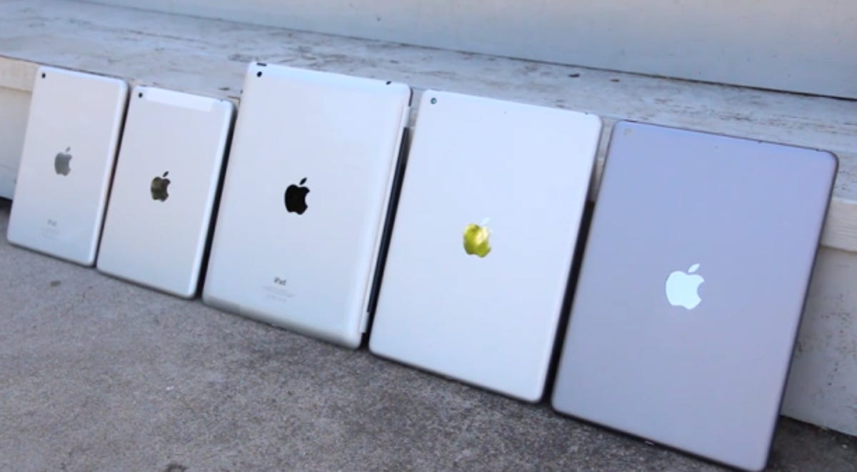 An earlier leak showing off new colors and form factors of the iPad and iPad mini.