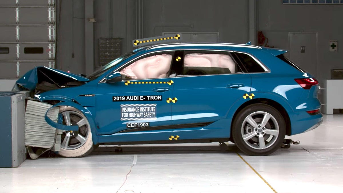 Audi E-Tron IIHS Crash Test