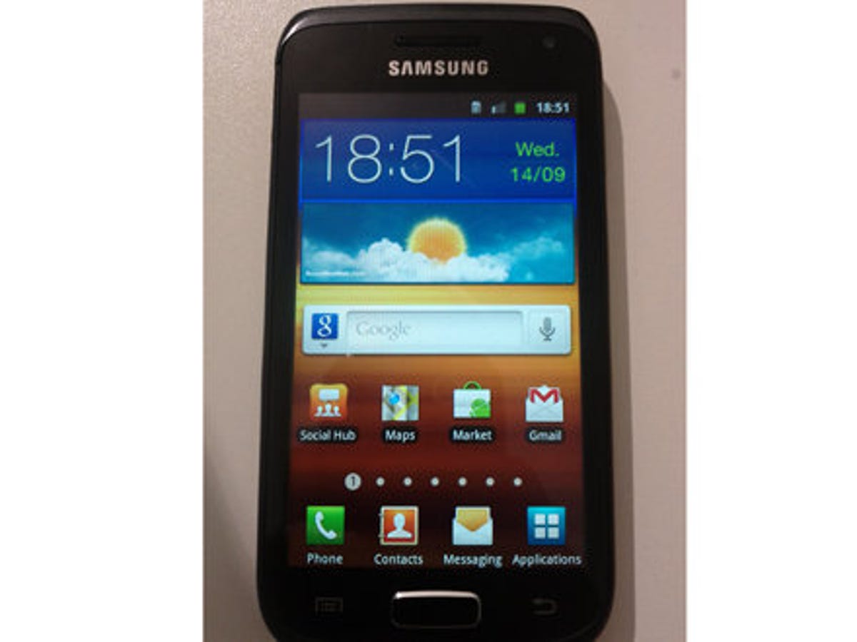 Samsung Galaxy W front