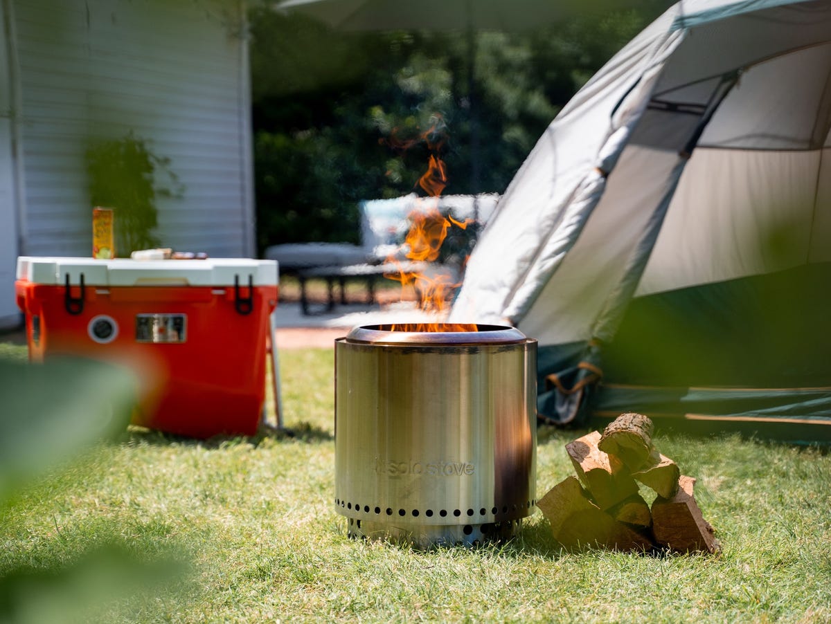 solo stove camp set up 