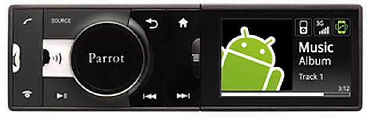 Parrot's newest car stereo has Android inside.