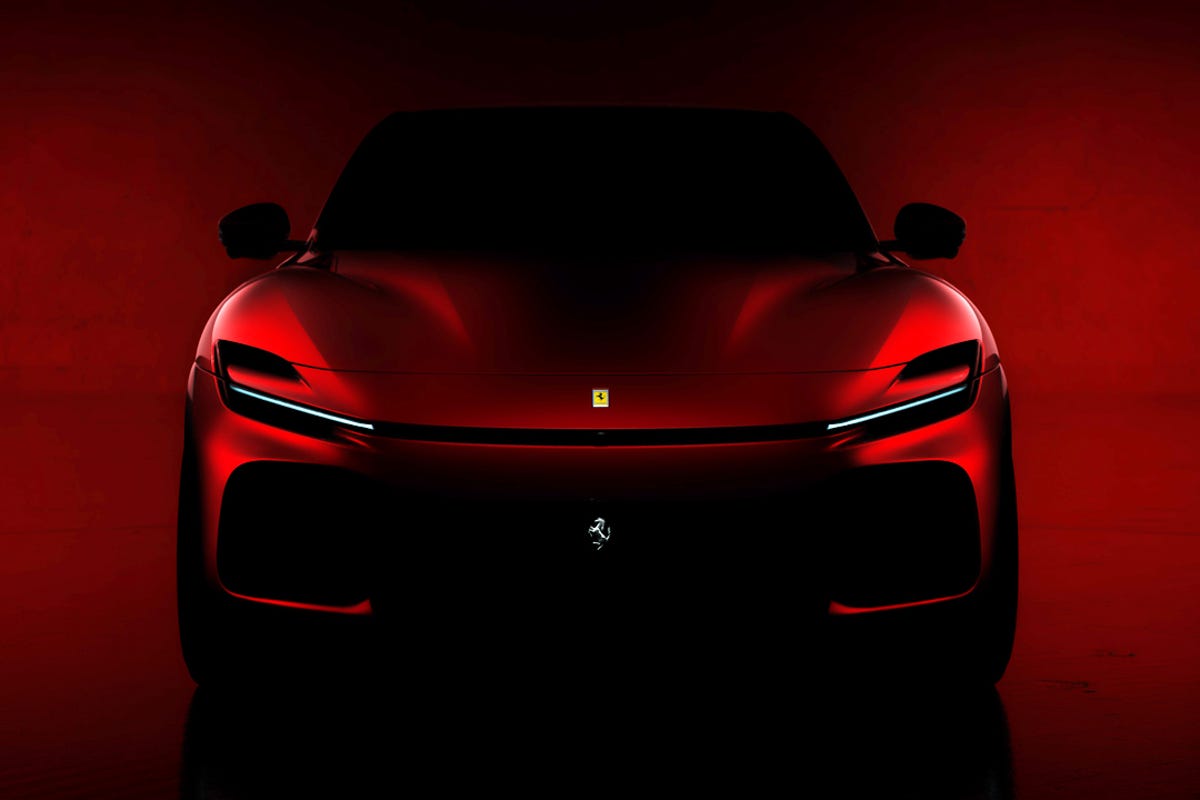 Ferrari Purosangue SUV Front End Teaser