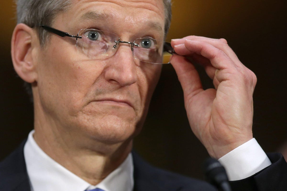 Apple CEO Tim Cook Testifies At Senate Hearing On U.S. Tax Code
