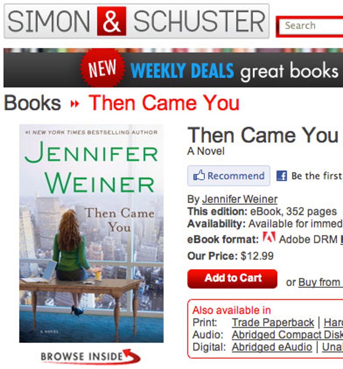Simon & Schuster offers direct sales of e-books, but getting them to a reader isn't simple.