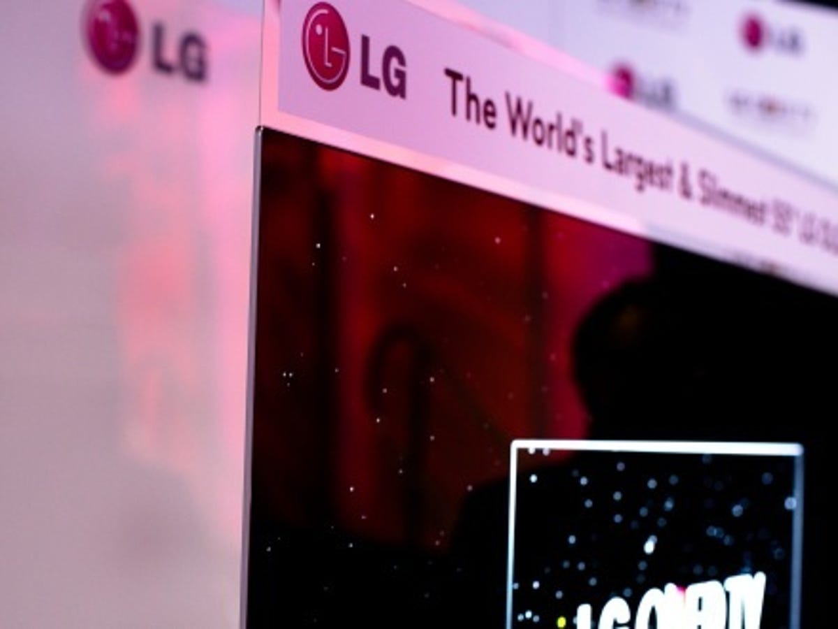 LG OLED TV bezel