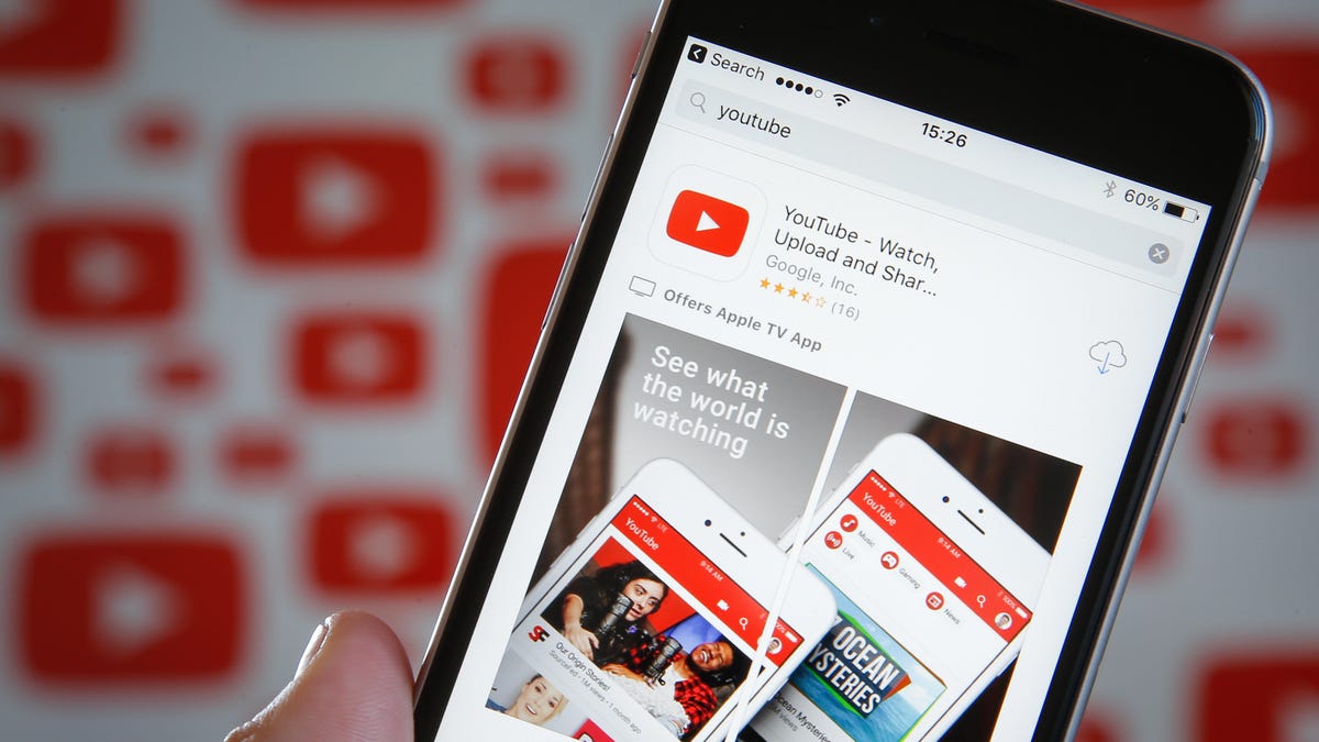 YouTube app on digital devices