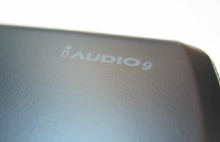 Close-up photo of the Cowon iAudio 9 MP3 player.