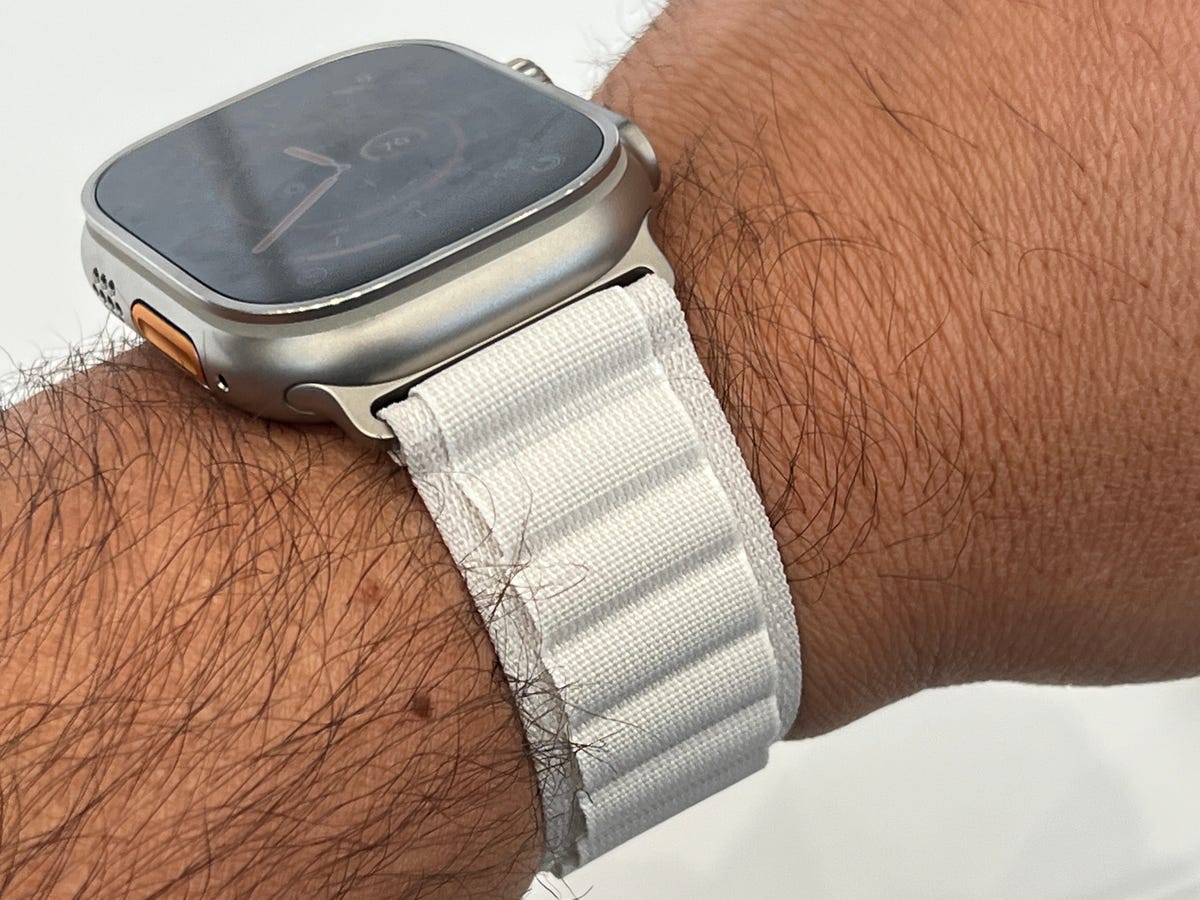 Apple Watch Ultra with Alpine Loop strap