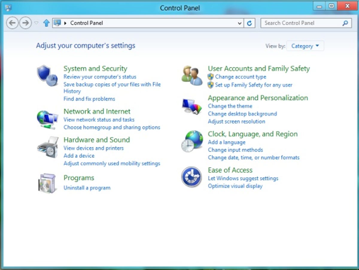 How to change default programs in Windows 8