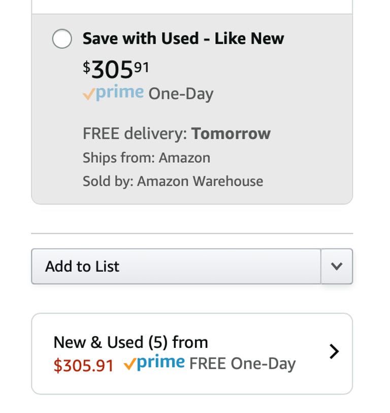 Amazon Warehouse deal on Amazon