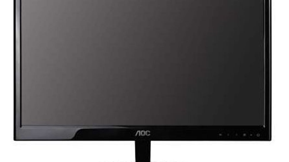 The AOC e2251Swdn 22-inch LED-backlit monitor is a steal at $99.99 shipped.