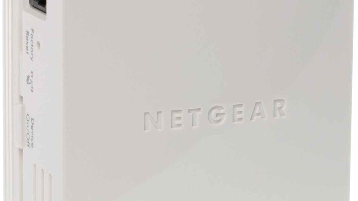 The universal Wi-Fi range extender, WN300RP, from Netgear.