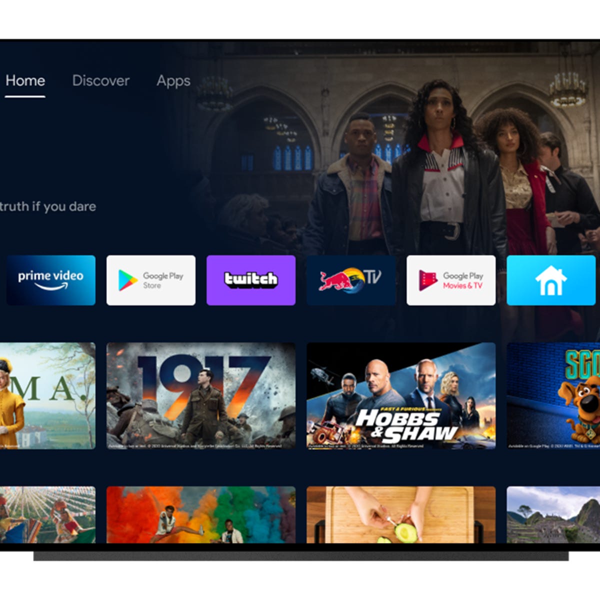 Google gives Android TV new Discover, Home and Apps tabs to make it more  like Google TV - CNET