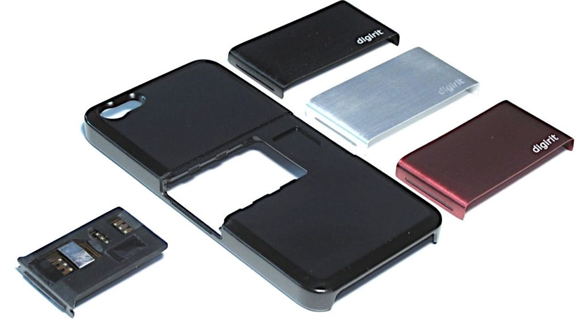 The SIM+ case will give you two SIM cards in a single iPhone 5.