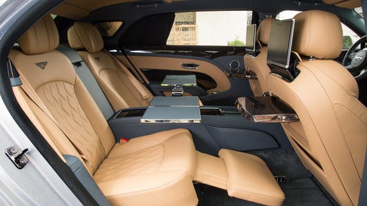 2017 Bentley Mulsanne Extended Wheelbase rear seats