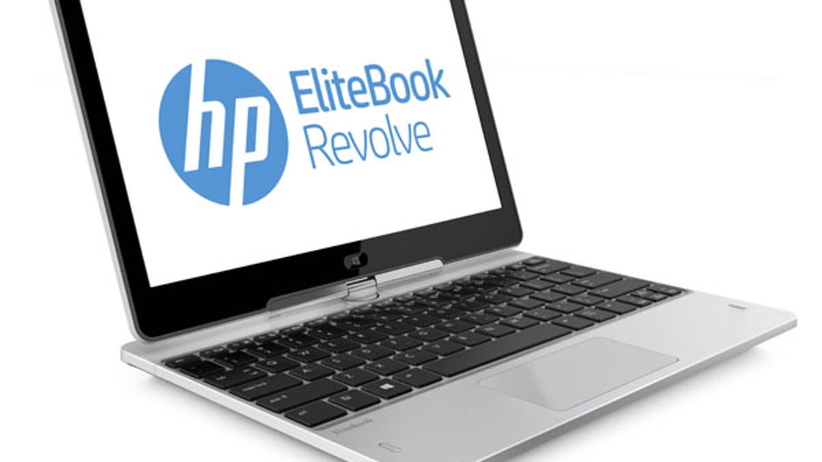 HP Revolve ultrabook is offered with a swivel touch screen, 4G/LTE as an option, and a well-appointed docking station.