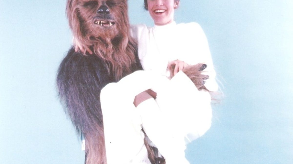 Princess Leia and Chewbacca