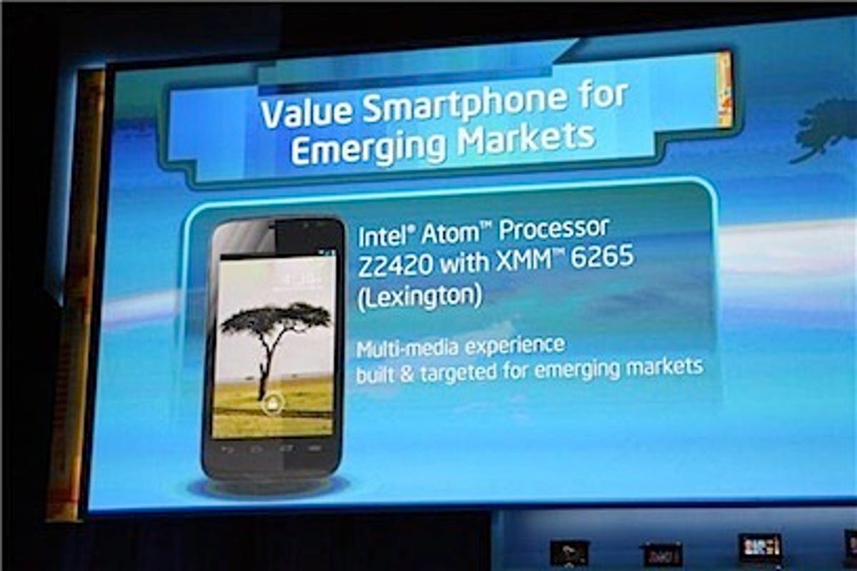 At CES 2013, Intel announced the Lexington smartphone platform  -- the design that Safaricom is using for Yolo