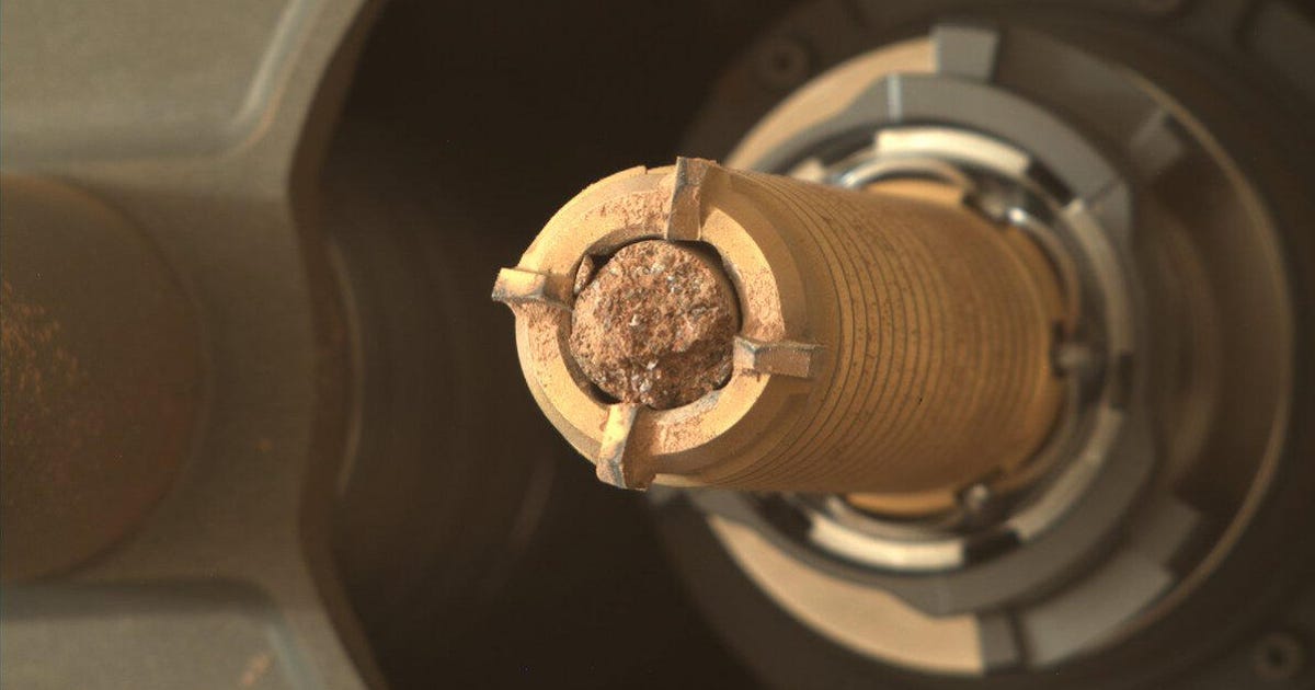 NASA's Perseverance Rover Snaps an Extreme Closeup of 10th Mars Sample     – CNET