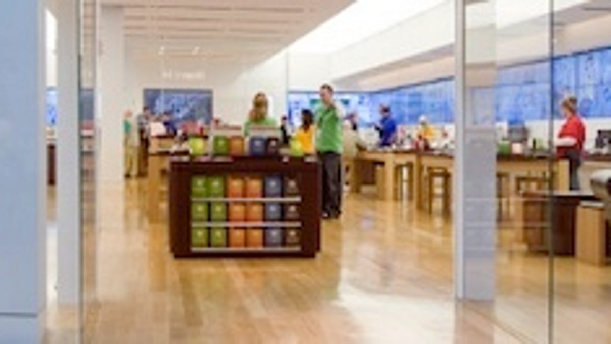 A Microsoft Store.   It looks a lot like An Apple Store but that's not a bad thing.