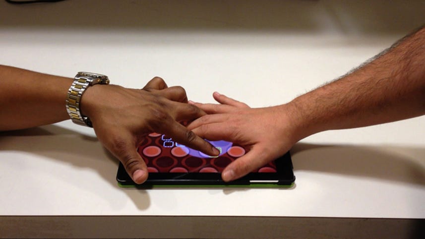 Hands-on with touchy-feely new iPad game, Fingle