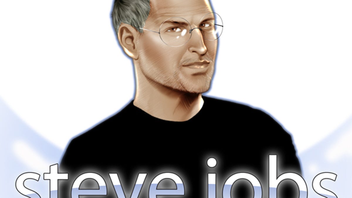 The cover of Bluewater's upcoming Steve Jobs comic book biography.