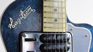 1958-1960 Hagstrom Blue Sparkle Deluxe guitar from Nirvana frontman Kurt Cobain's personal collection