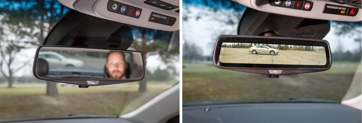 Cadillac virtual rear view mirror