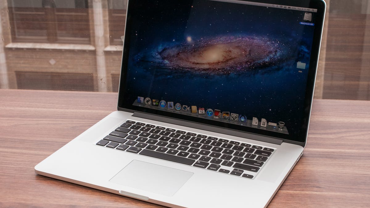 Latest version of macbook pro with retina display secure view