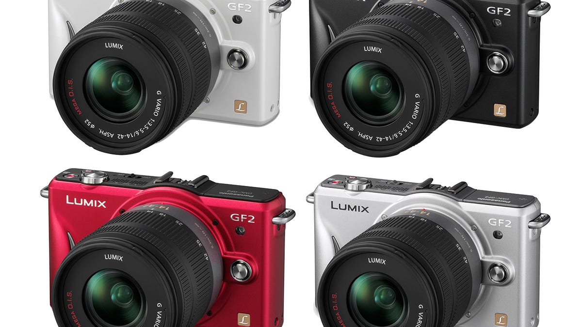 Panasonic Lumix DMC-GF2 comes in four colors in the U.S.