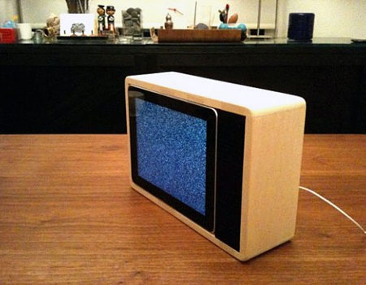 iPad inside a TV