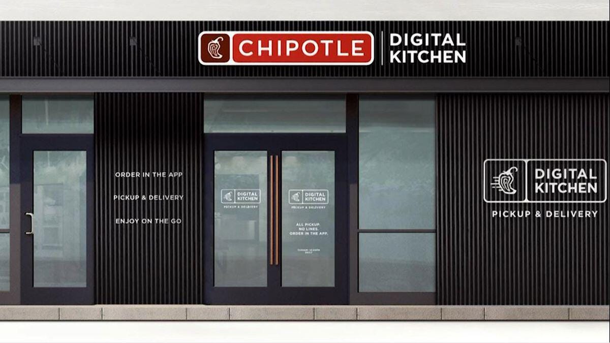 Chipotle digital only kitchen