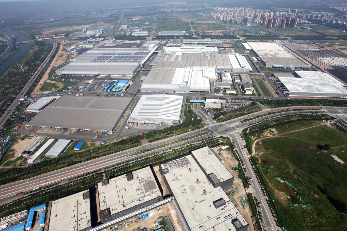 Die Fabrik von BBAC in Peking.