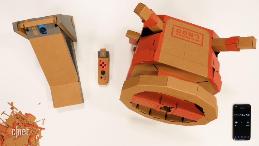 Nintendo Labo Vehicle Kit unboxing and build