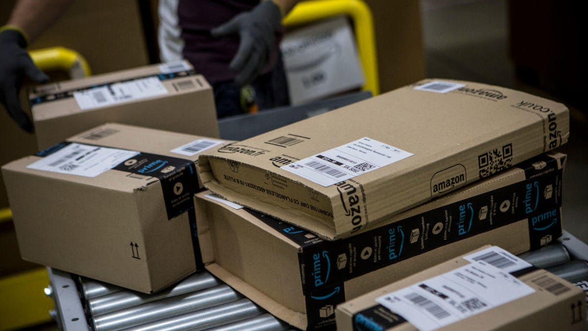 Amazon's Italian Fulfillment Centre Prepares For Black Friday