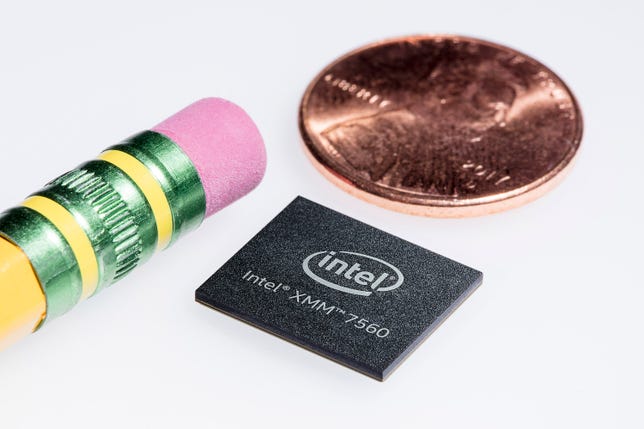 Intel's 7560 4G modem chip