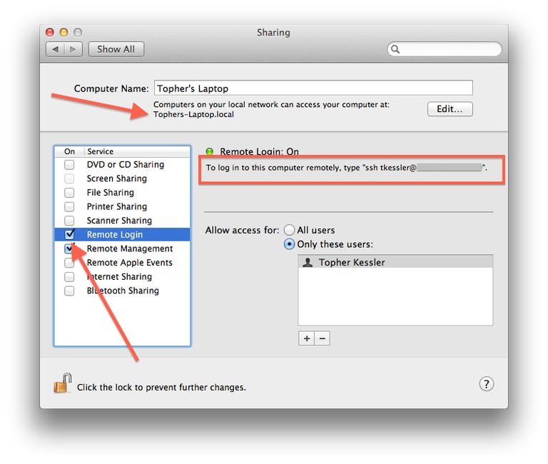 SSH configuration settings in OS X