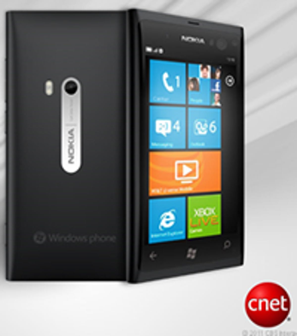 CNET's concept art of the 'Sea Ray' Nokia-made Windows Phone.