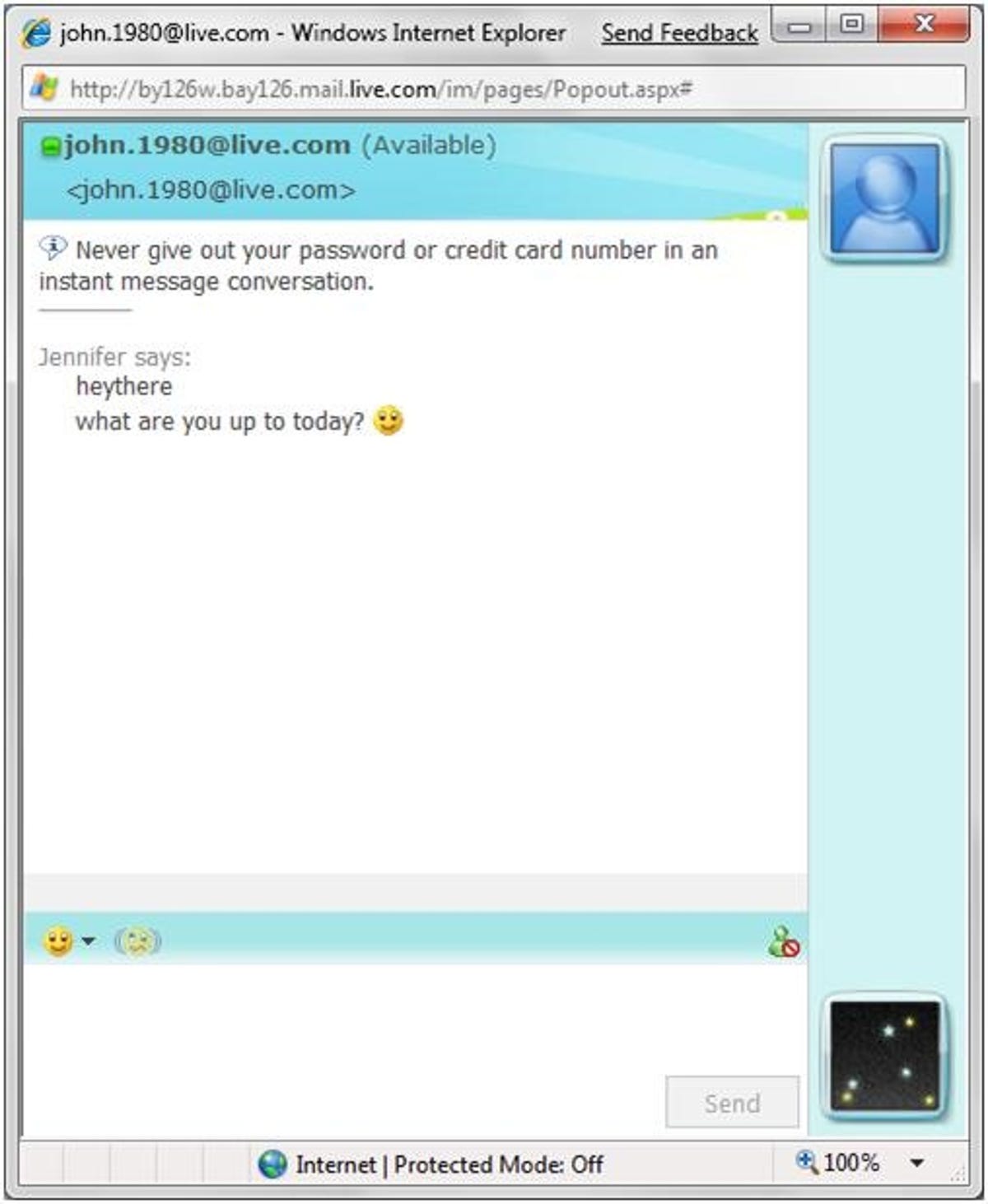 The chat window shows as a separate browser window.