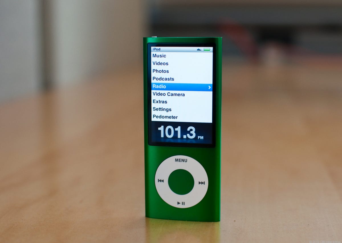 Apple's iPod Nano before its massive shrinking began.
