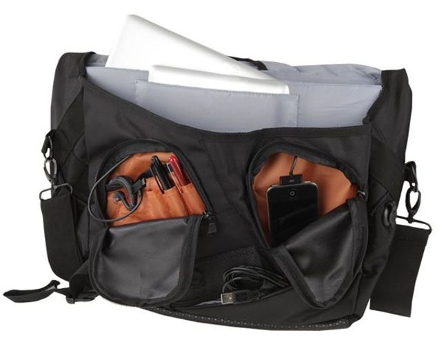 The Powerbag Messenger not only holds your gear, but also recharges it.