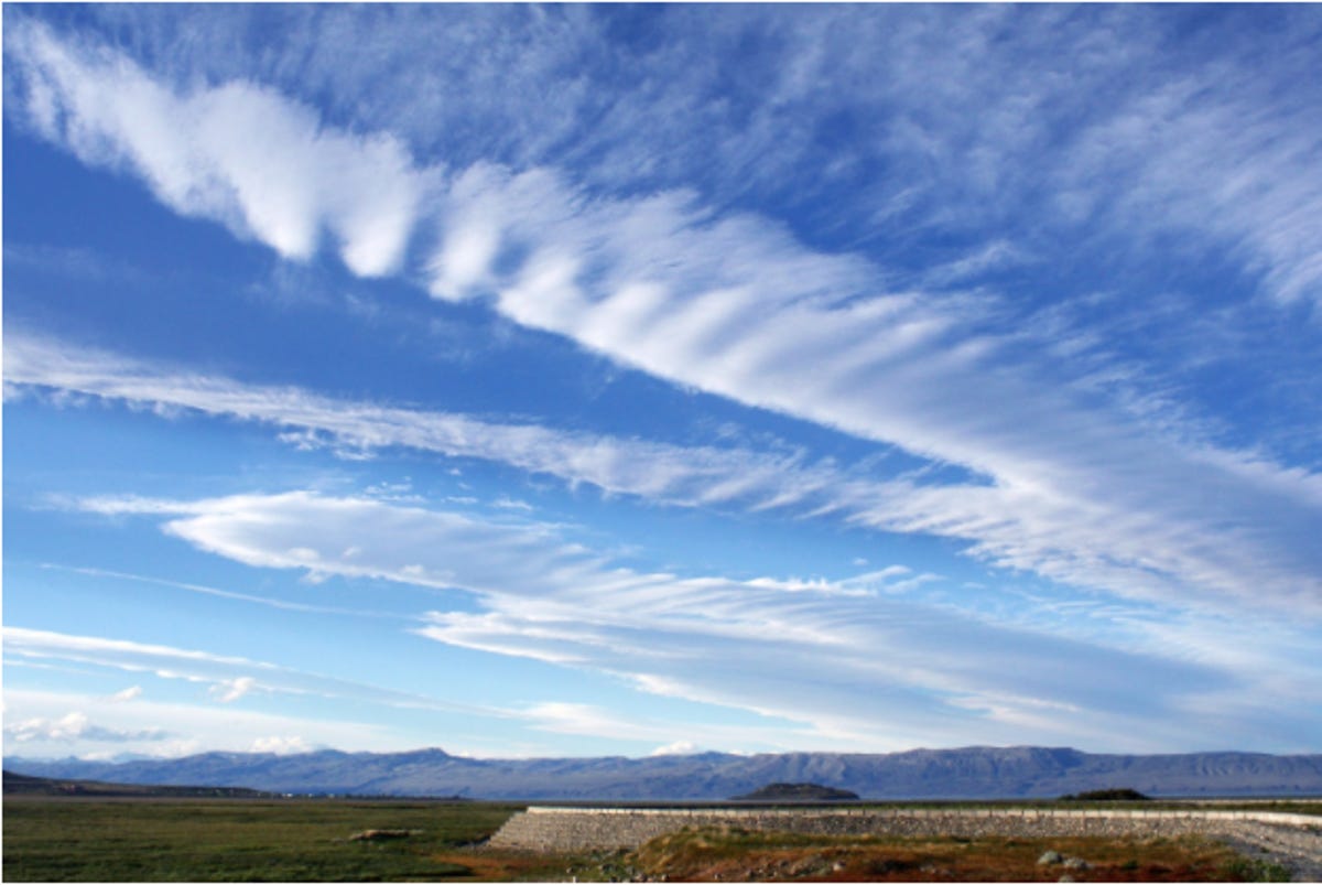 Cirrus clouds in Argentina